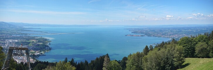 Bodensee-Panorama vom Pfänder