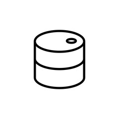 oil barrel icon vector