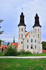 Fototapeta na wymiar Dom zu Visby , Sankt-Maria-Kirche auf Gotland 