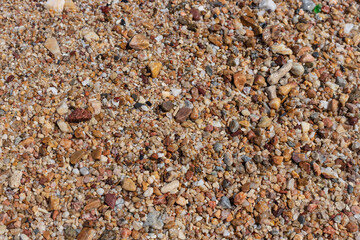 the texture of stone and sand