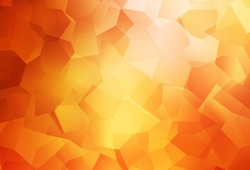 Light Red, Yellow vector pattern with random forms.