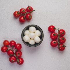 red currants on a white plate