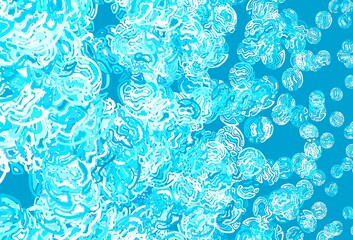 Light Yellow vector background with abstract shapes.