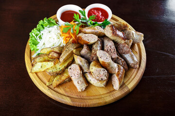 fresh homemade sausage