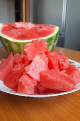 Red ripe watermelon