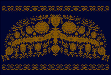 Hungarian beautiful folk art, floral decoration
beautiful flower illustration

