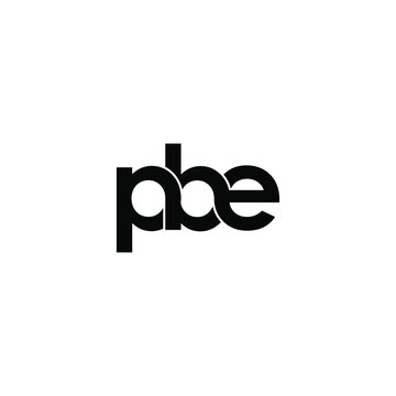 pbe letter original monogram logo design