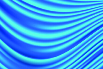 Fototapeta premium Blue draped textile background. Soft folds of satin fabric. Decoration element. Vector EPS10