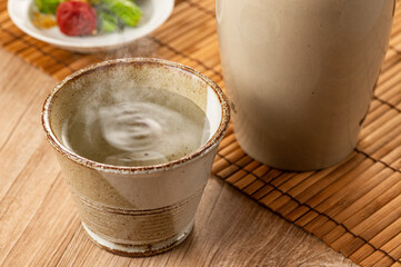 焼酎　お湯割り