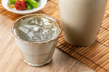 焼酎　お湯割り
