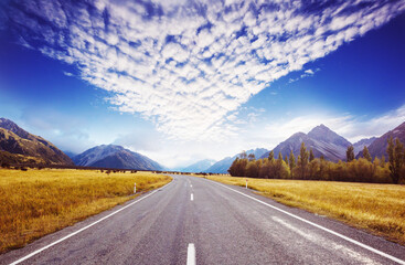 Road in New Zealand