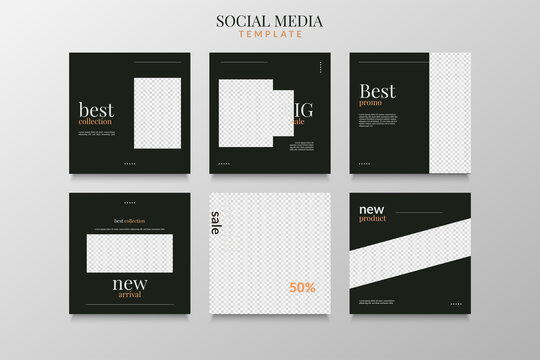 Modern and Minimalist Social Media Post Template for Fashion Sale