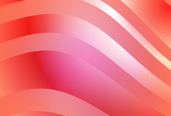 Light Pink vector background with wry lines.