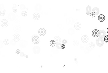 Light Gray vector template with circles.