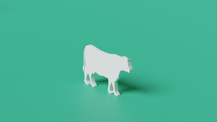 3d cow   wallpaper background