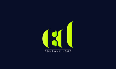 Initials CD or DC Logo Creative Template Sign Vector
