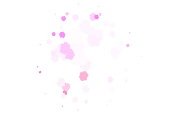 Light Pink, Red vector backdrop with memphis shapes.