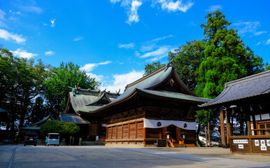 Obraz premium 武水別神社 拝殿