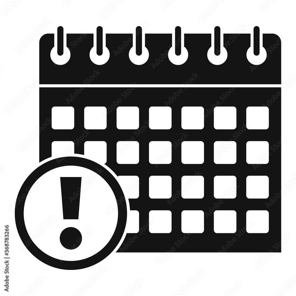 Poster calendar date innovation icon. simple illustration of calendar date innovation vector icon for web d