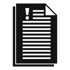 Company paper innovation icon. Simple illustration of company paper innovation vector icon for web design isolated on white background