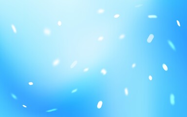 Light BLUE vector pattern with christmas snowflakes. Modern geometrical abstract illustration with crystals of ice. The pattern can be used for year new  websites.