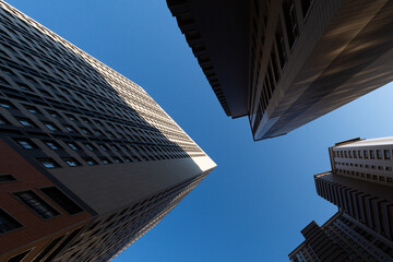 High-rise buildings in Nur-Sultan