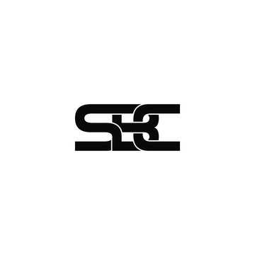 sbc letter original monogram logo design
