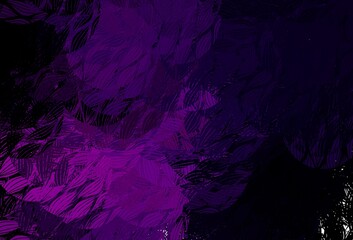 Dark Pink vector background with abstract shapes.