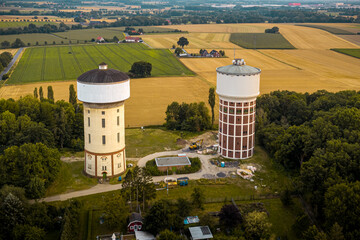 Stadt Hamm - Berge  die beiden Wassertürme am Hellweg
