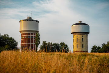 Stadt Hamm - Berge  die beiden Wassertürme am Hellweg