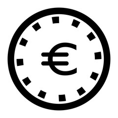 Euro coin icon