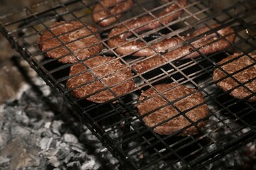 A traditional South African braai (BBQ). This photo has selective focus. 