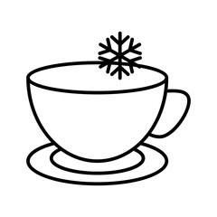 Ice drink in cup icon