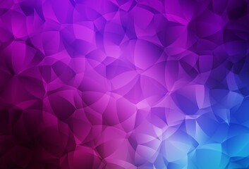 Fototapeta premium Light Pink, Blue vector background with abstract shapes.