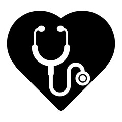 Stethoscope tool icon