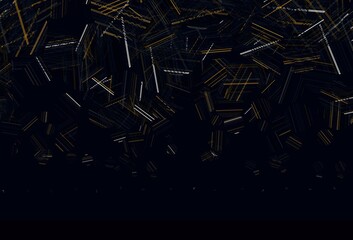 Light Yellow vector template with circles.