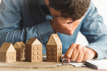Eviction of person for non-payment of mortgage. Loss of home.