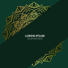 Luxury ornamental mandala background with arabic islamic east pattern style premium vector