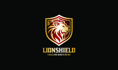 Lion Shield Logo - Lion Head Vector