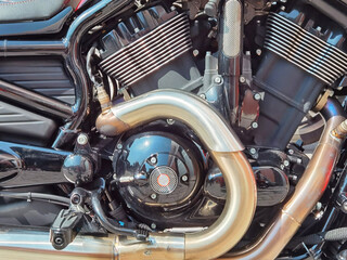 motore di motcicletta, motorcycle engine 