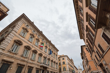 view of houses in the center of rome