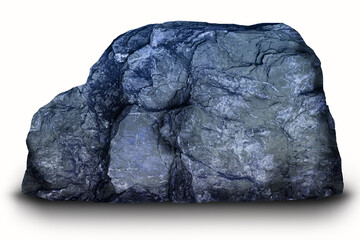 Obraz premium stones white background, Clipping path