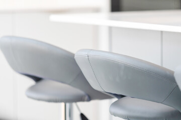 white comfortable kitchen chairs