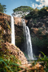 Wailua Falls in Kauai, Hawaii.