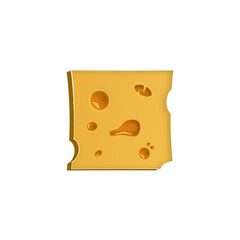 Cheese Vector Cartoon Art for Games