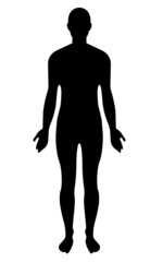Outline of human body