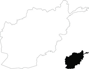 map of Afghanistan
