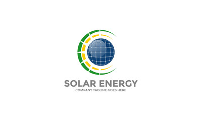 Solar Energy Logo Icon Vector