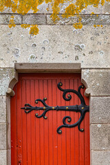 facade of houses in Pouliguen, on the French Atlantic coast