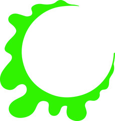 Coffee Cup Stain Ring Cartoon Illustration